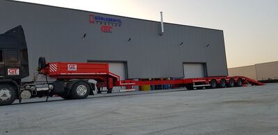 GT LOWBED SEMI TRAILERS which is knows also low loader and can carry heavy loads , excavators , construction machines, transformer, generator , cranes , caravans , army tanks and different kind of big machines. Lowbed Semi Trailers can be produced between 2 axles to 8 axles and loading capacity starting from 20 Tons to 180 Tons , rear or front loading Lowbed Trailers and platform as customer demand with different kind of specification according to demand. Self steering axles, hydraulic auto remote control axles, pool type chassis, Low bed Trailers hydraulic ramp, platform type chassis can be used in different kind of Low bed trailer