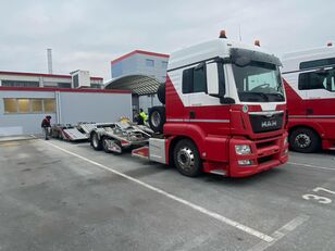 شاحنة نقل السيارات MAN TGS 18.480 + Rolfo Hercules EURO6 + العربات المقطورة شاحنة نقل السيارات