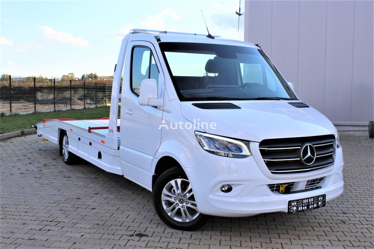 جديدة شاحنة نقل السيارات Mercedes-Benz Mercedes-Benz Sprinter 319 ARCTIC WHITE / Luftfederung / LED