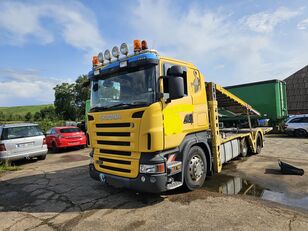 شاحنة نقل السيارات Scania R420 + العربات المقطورة شاحنة نقل السيارات