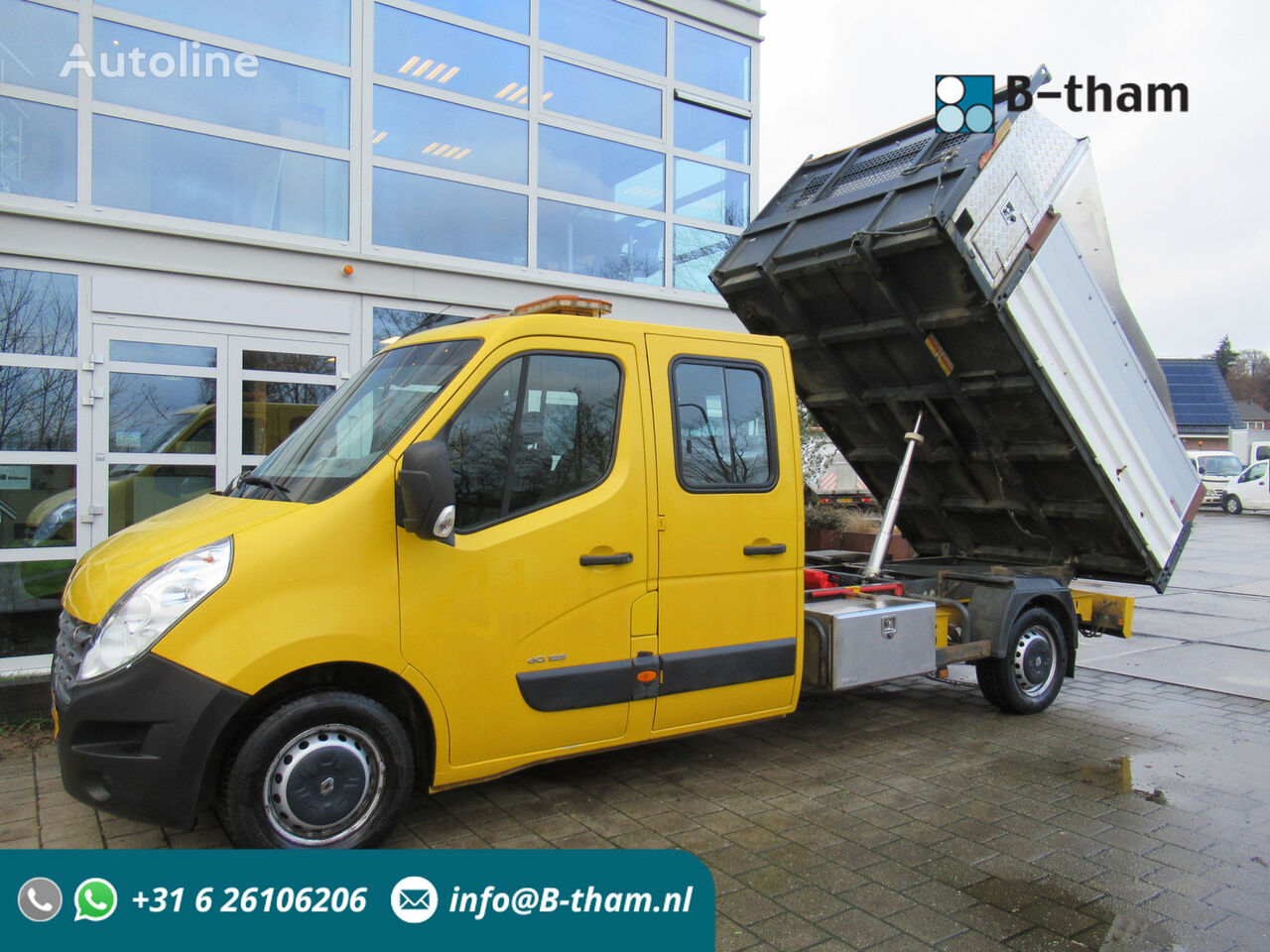 شاحنة قلابة < 3.5طن Renault Master T35 2.3 dCi 92KW L3 DOKA Dubbelcabine Kipper