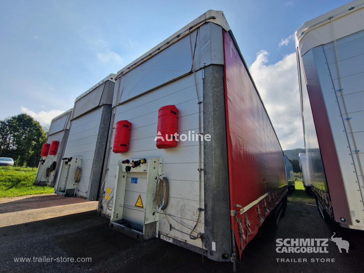 نصف مقطورة ستائر منزلقة Schmitz Curtainsider Varios