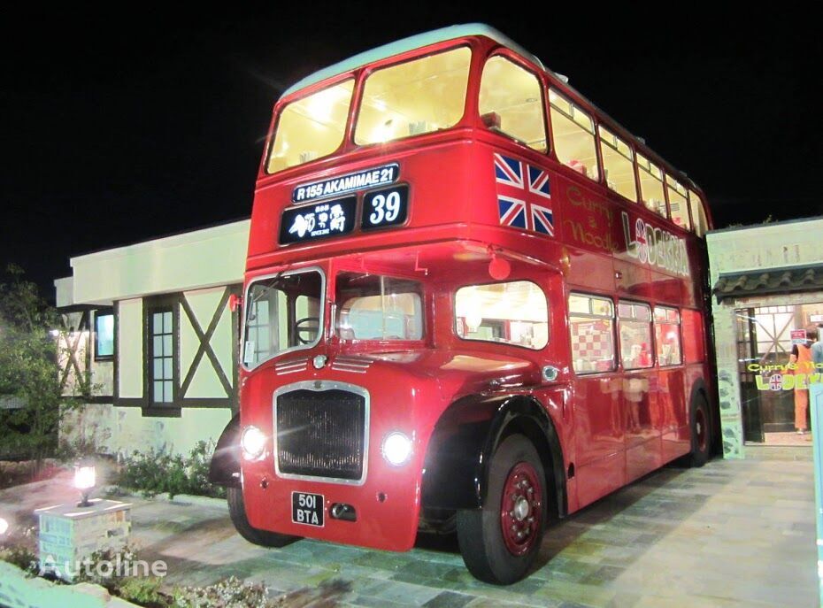 الحافلة ذات الطابقين British Bus traditional style shell for static / fixed site use
