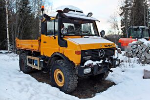 شاحنة قلابة Mercedes-Benz UNIMOG U1450 *4x4 *MANUAL *FULL STEEL *DUMPER *VIDEO
