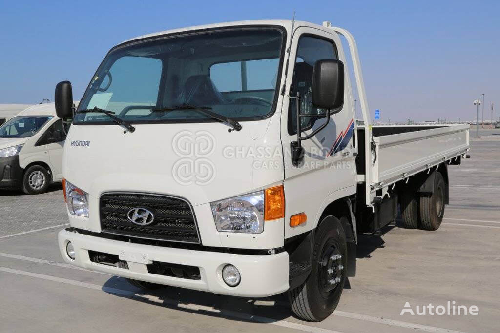 جديدة شاحنة مسطحة Hyundai HD72 DELUXE (D4DB) WITH A/C AND  CARGO BODY (TURBO/ABS) MY23