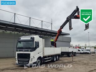 شاحنة مسطحة Volvo FH 500 6X2 ACC Retarder Lift+Lenkachse Palfinger Euro 6