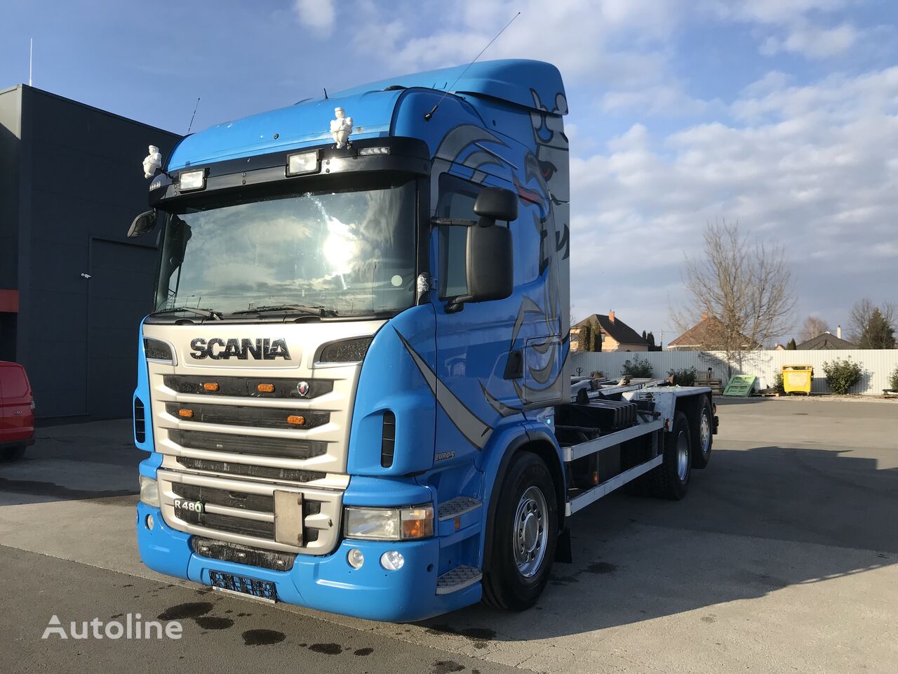 شاحنة ذات الخطاف Scania G400 EU5 6X2 MULTILIFT