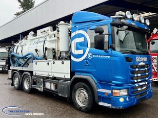 شاحنة تنظيف شبكات مياه الأمطار Scania G360 Euro 6, Kroll, RVS tank, HIBON, PRATISSOLI