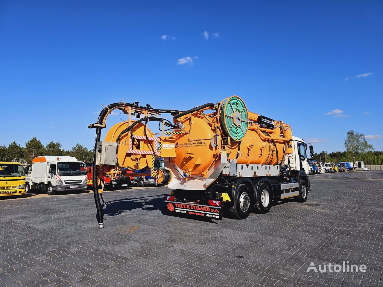 شاحنة شفط مياه المجاري MAN WUKO KROLL COMBI FOR SEWER CLEANER