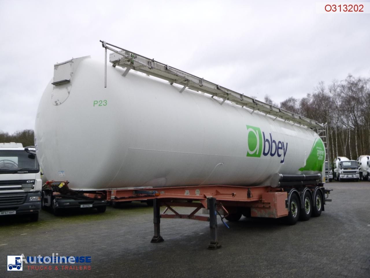 عربة الصهريج لنقل المواد العلفية LAG L.A.G. Powder tank alu 60.5 m3 (tipping)