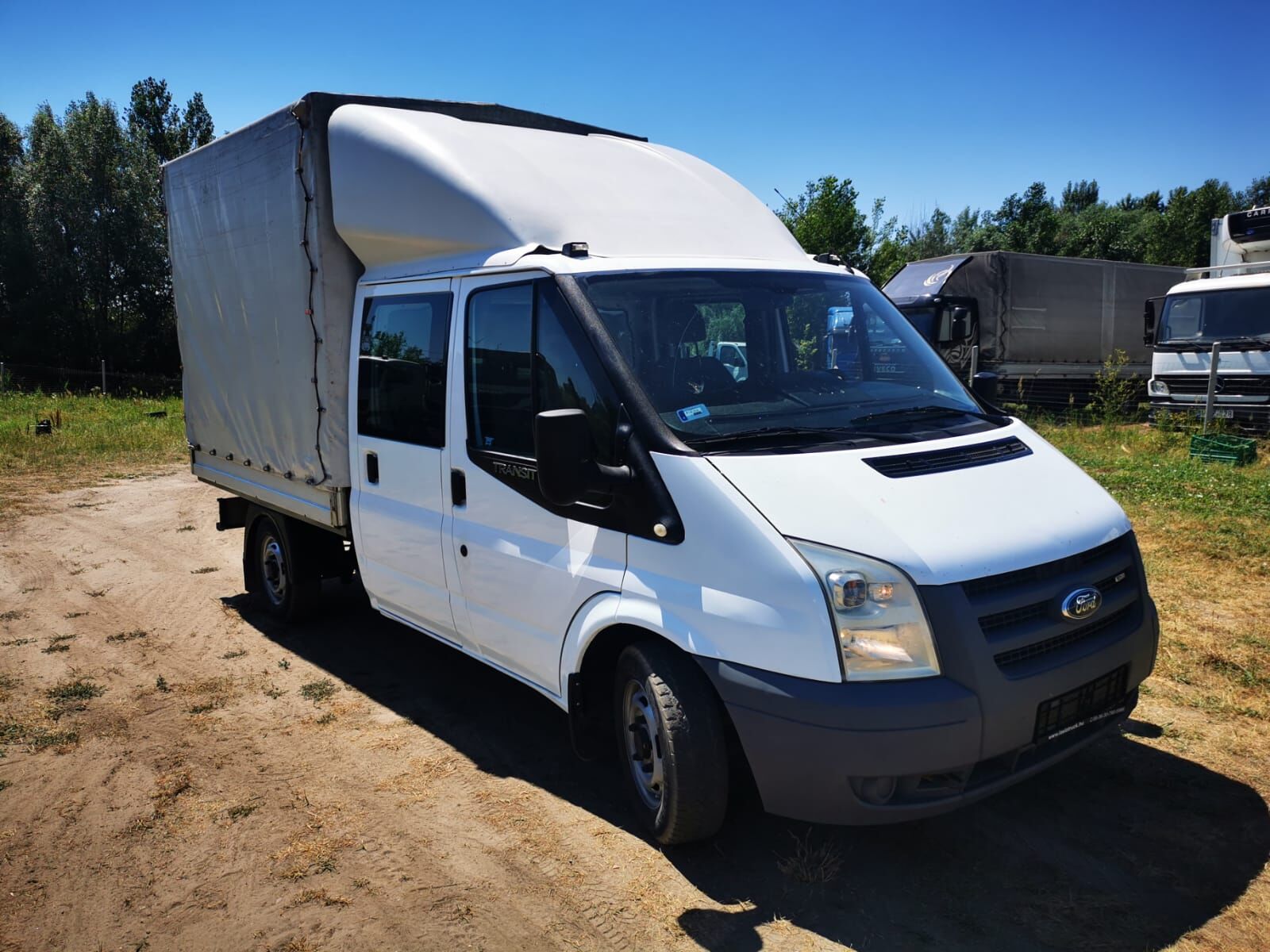 صندوق خلفي مغطى Ford TRANSIT 300 2,2 tdci HR - DOKA Pritsche+Plane