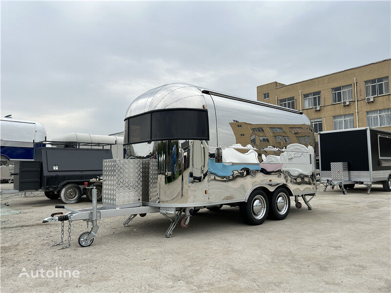 جديد العربات المقطورة نقل البضائع Huanmai foodtruck,food trailer, food cart, food van