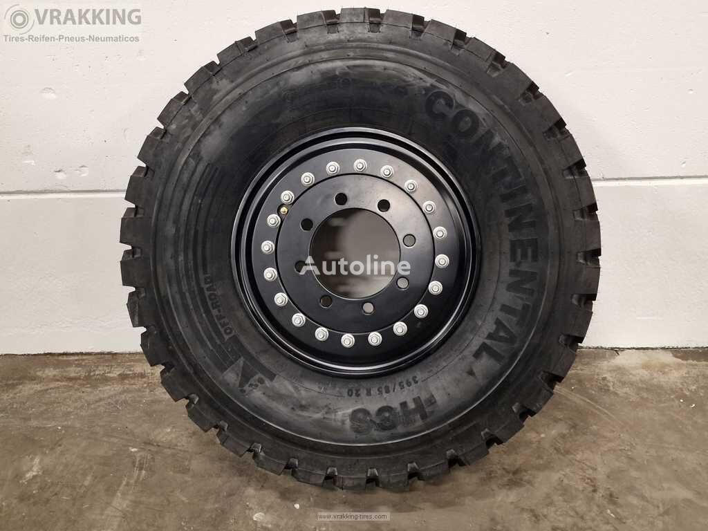 جديد عجلة 10.00x20 Aluminium Wheel 8 hole ET 120 Black painted